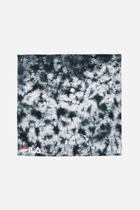 Fila Black & White Tie Dye Bandana Hue Dame Sort Hvide | 450-UCKWFR