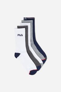 Fila Crew 6-Pack Sokker Dame Flerfarvede | 941-CIGMJL