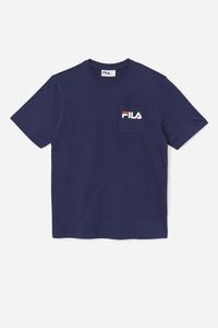 Fila Curtis Pocket Tee T Shirts Herre Mørkeblå | 702-JLPMAF