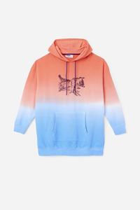 Fila Destiny Oversized Hættetrøje Dame Orange | 068-FZOLDC