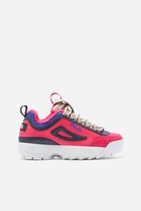 Fila - Disruptor 2 Premium Dame Gul Lilla Blomster Hvide