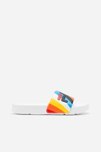 Fila Drifter Archive Badesandaler Dame Hvide Sort Flerfarvede | 691-LWONVY