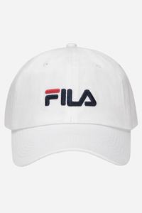 Fila Embroidered Logo Baseball Hat Dame Hvide | 538-GKMNUJ