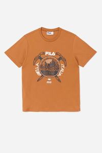 Fila Enem Tee T Shirts Herre Sort Hvide | 017-VKZOYD