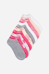 Fila Floral No Show 10-Pack Sokker Dame Lyserød | 285-FGWOER