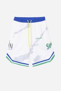 Fila Grant Hill x Sprite Shorts Dame Hvide Blå | 689-BYMGQP