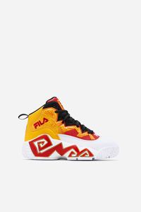 Fila MB Lifestyle Sko Børn Hvide Guld Rød | 681-DKWHFY