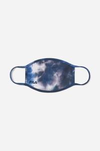 Fila Navy Tie Dye Face Mask Udstyr Dame Blå | 036-EXHKZM