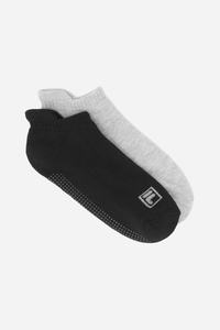 Fila No Show Grip 2-pack Sokker Dame Sort Flerfarvede | 726-EVYWFX