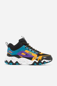 Fila Oakmont Tr Mid Platform shoes Herre Sort Guld Blå | 072-JLURDE