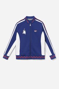Fila RB Babar Iggy Casual Jakker Dame Blå Hvide | 197-WJUVMQ