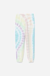 Fila Raleigh Tie Dye Joggers Dame Hvide | 297-BPFJKU