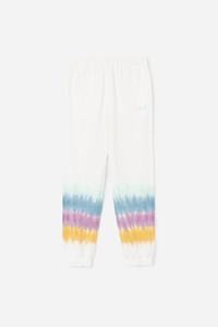 Fila Raleigh Tie Dye Joggers Dame Hvide | 487-ZWVBPS