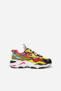 Fila Ray Tracer Apex Track Sko Børn Sort Lyserød Hvide | 247-ONSHPG