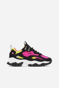 Fila Ray Tracer TR 2 Track Sko Dame Sort Hvide Lyserød | 594-TJNFXY