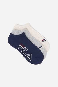 Fila Speckle Stripe No Show 3-Pack Sokker Dame Hvide | 195-QXLVOD