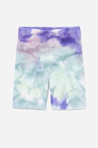 Fila Taima Tie Dye Shorts Dame Blå | 185-NKLQHD