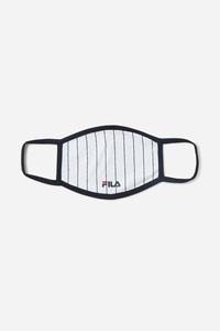 Fila White Pin Stripe Face Mask Udstyr Dame Hvide | 417-NGRVQF