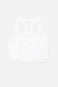 Fila Zuri Reversible Crop Tank Top Dame Hvide | 796-QTWRCF