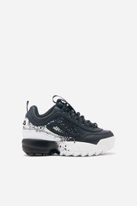 Fila disruptor 2 splatter Små Børn Børn Sort Sort Hvide | 715-LHKUVN