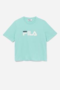 Fila miss eagle tee T Shirts Dame Blå Turkis | 612-TLOWQB