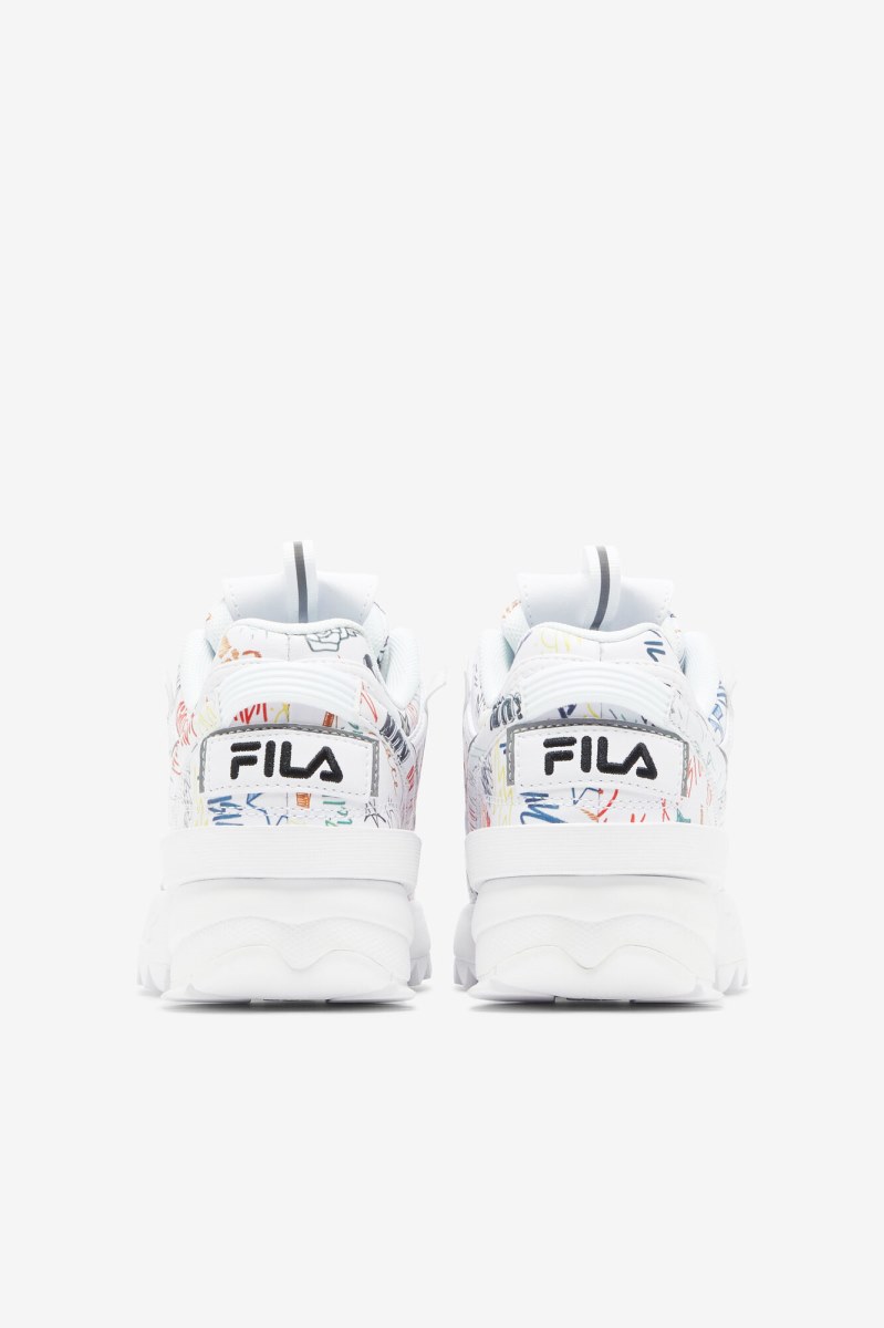 Fila Sneakers Danmark - Disruptor EXP Sort Hvide Flerfarvede