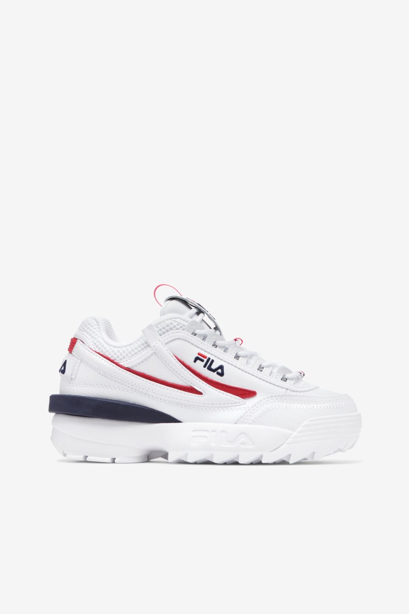 skak hensynsfuld Ringlet Køb Billige Fila Sneakers - Disruptor 2 EXP Dame Hvide Rød Mørkeblå